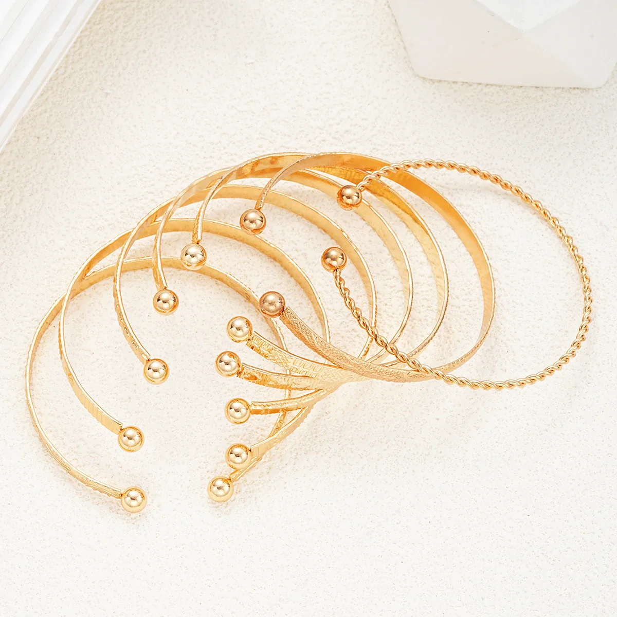 Gold Bracelets Set Maya - Image 4