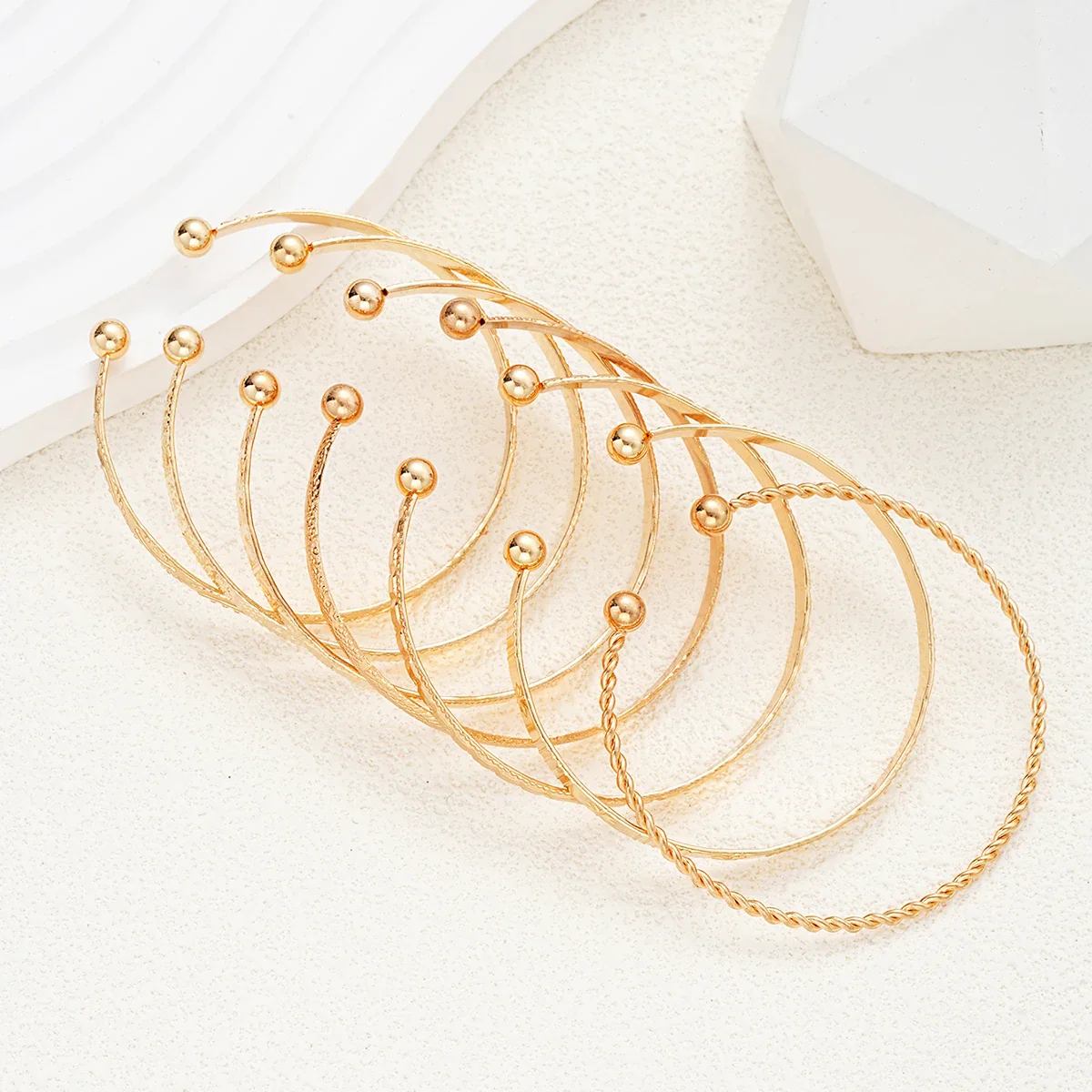 Gold Bracelets Set Maya - Image 5