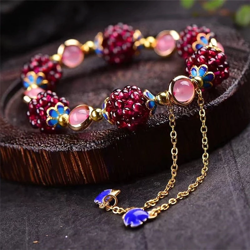 Berry Bracelet in Natural Stone - Image 2