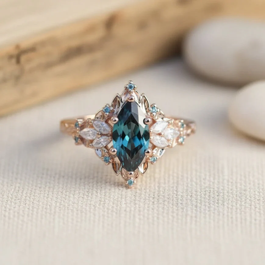 Blue Crystalline Exotic Ring - Image 2