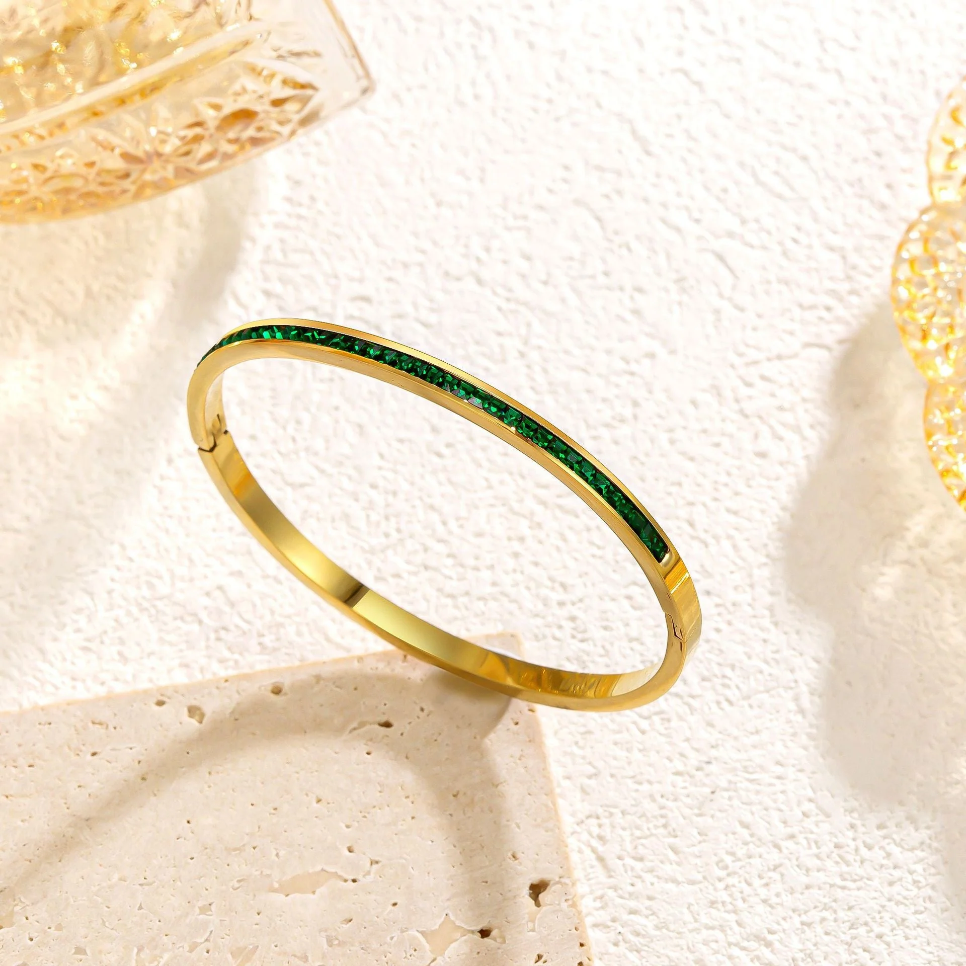 Celesté Viride Bracelet | Gold - Image 3