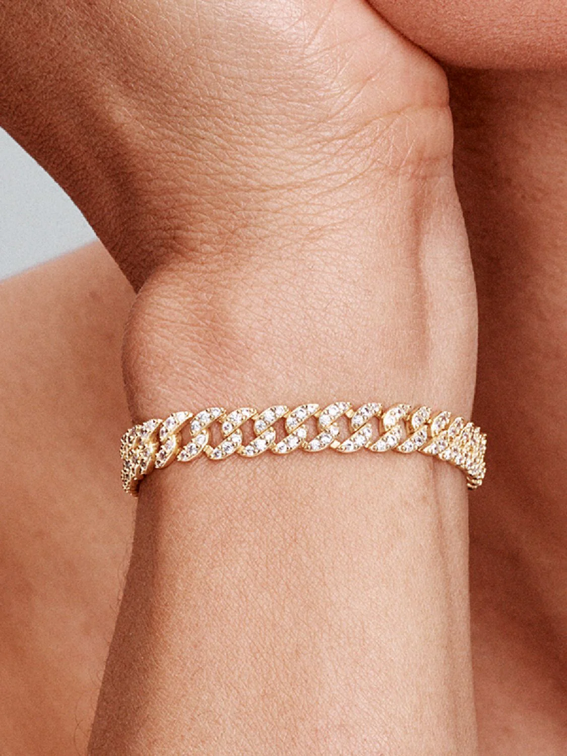 Cuban Bracelet made of Moissanite - Image 5