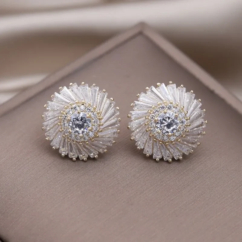 Elegant Bright Spiral Earings