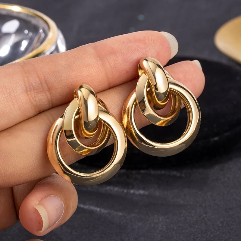 Elegant Gold Earrings