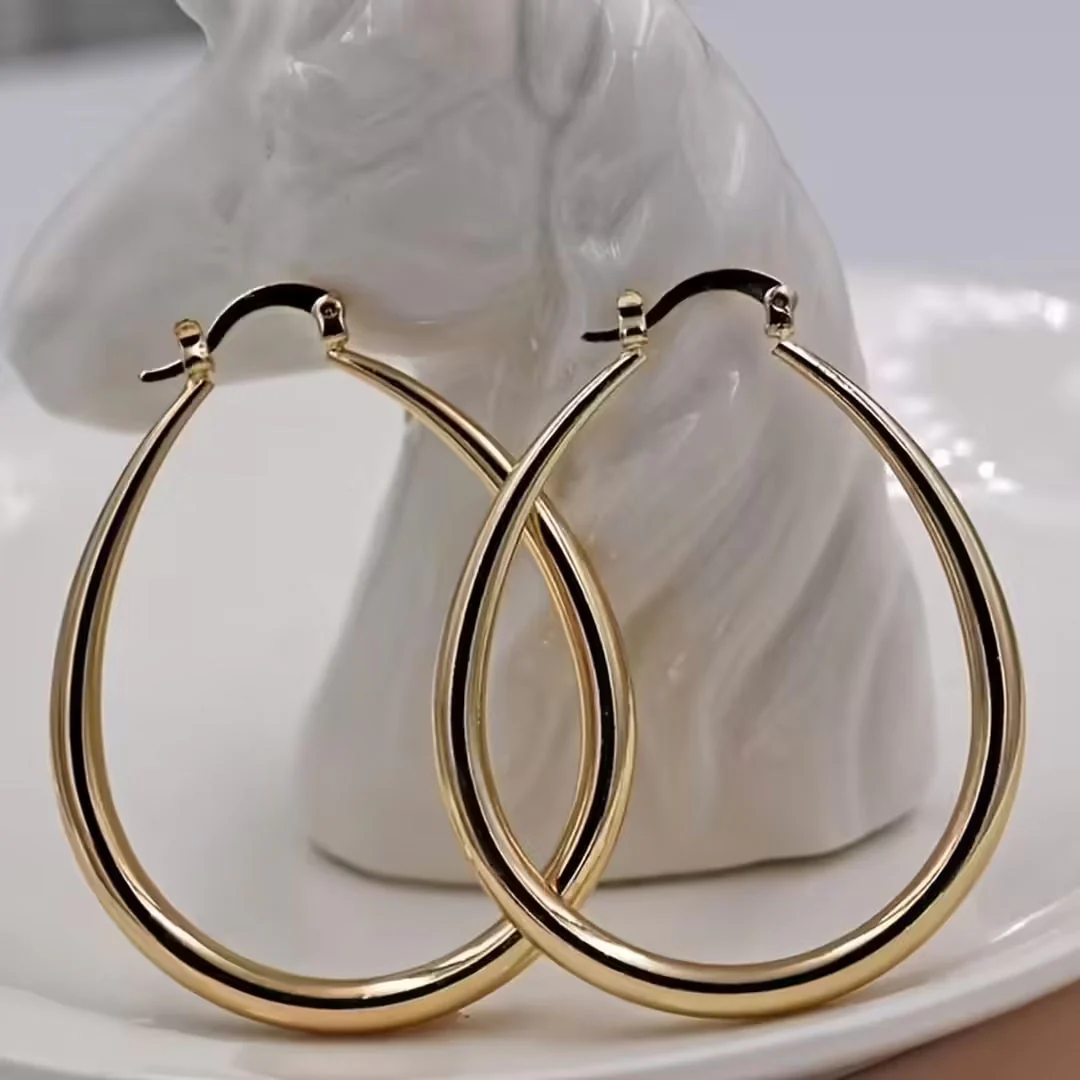 Exclusive Vintage Gold Earrings - Image 2
