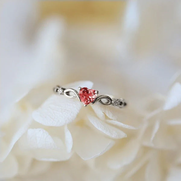 Heart-Shaped Zirconia Ring - Image 2