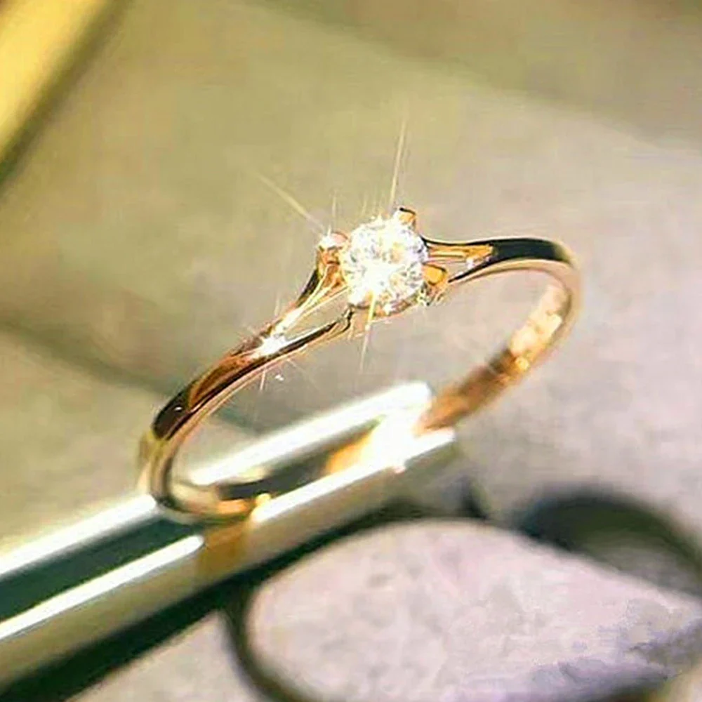 Minimalist Zirconia Ring