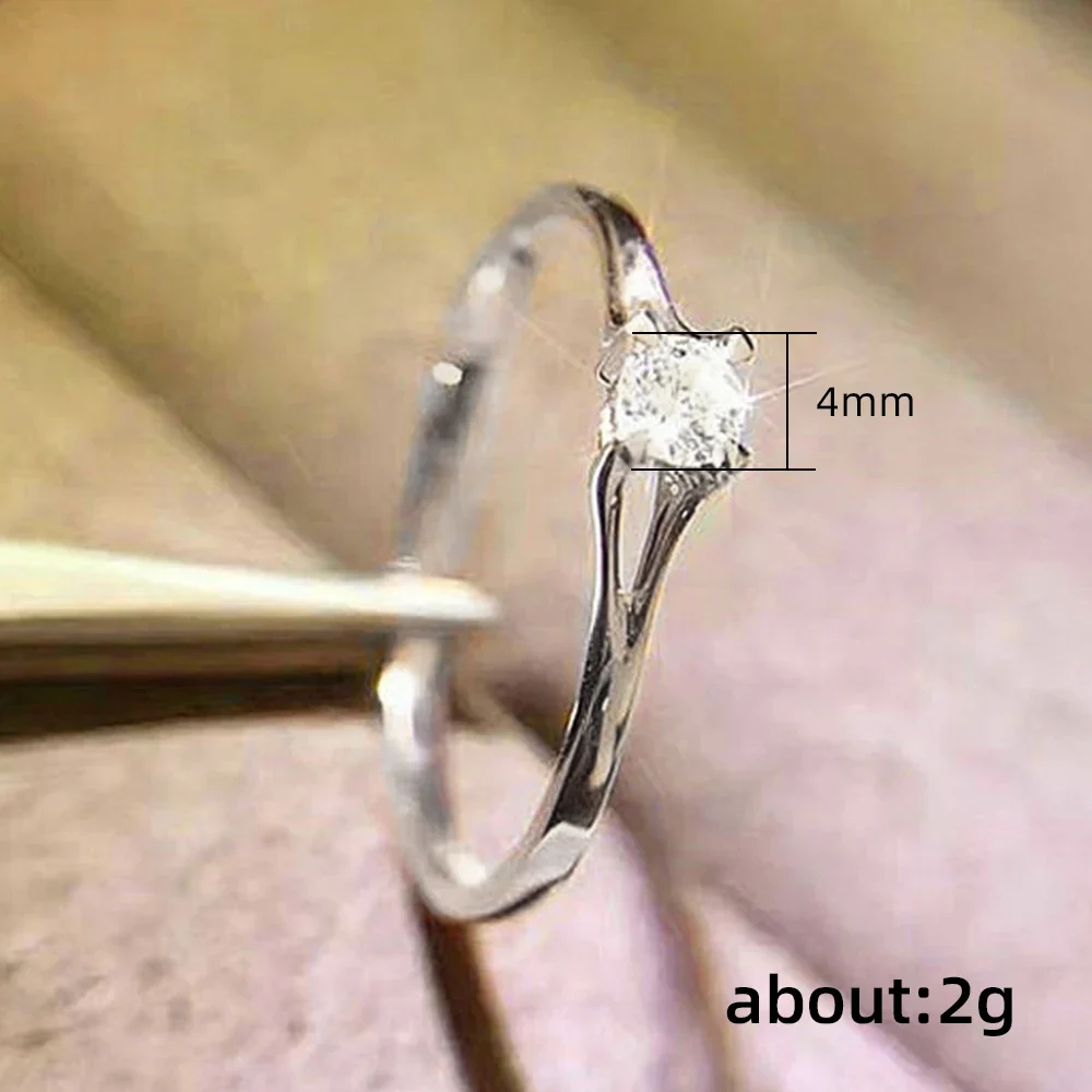 Minimalist Zirconia Ring - Image 5