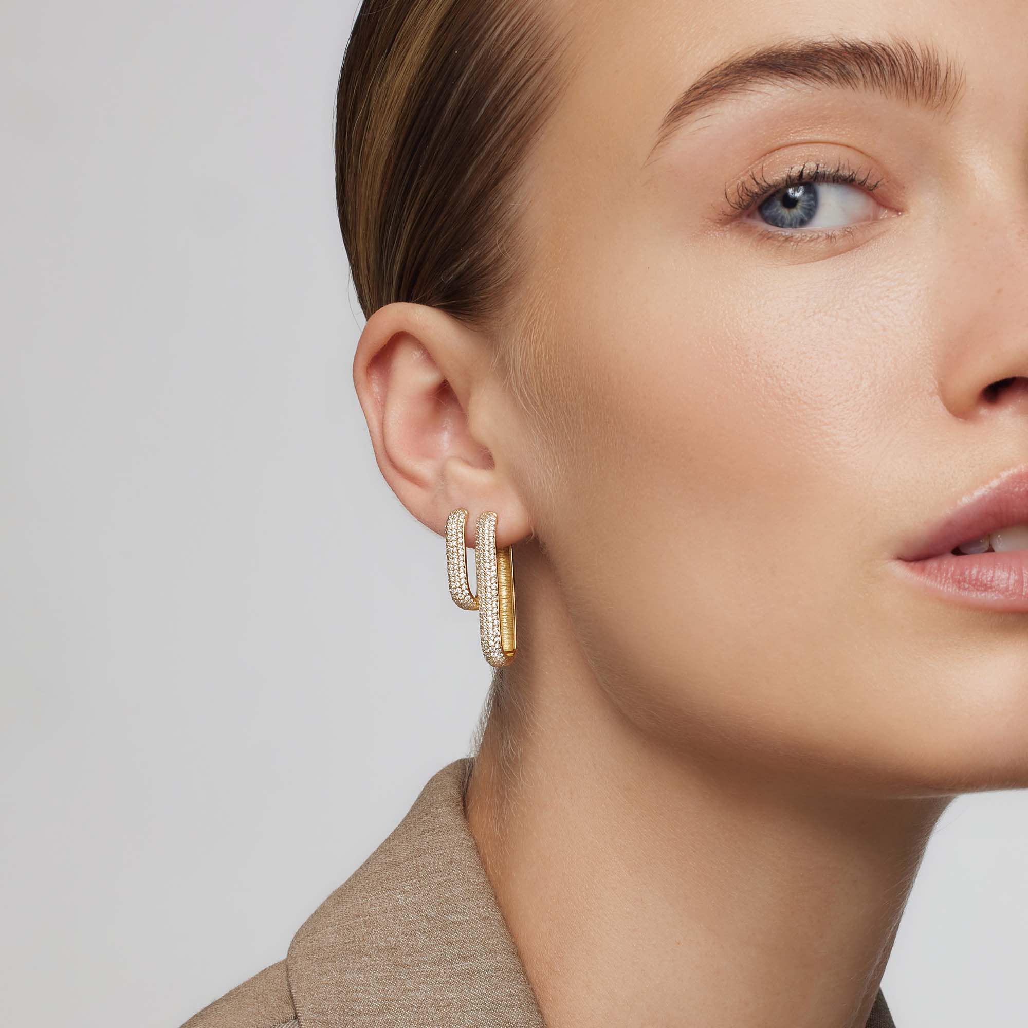 Icon Pave Earrings - Image 3