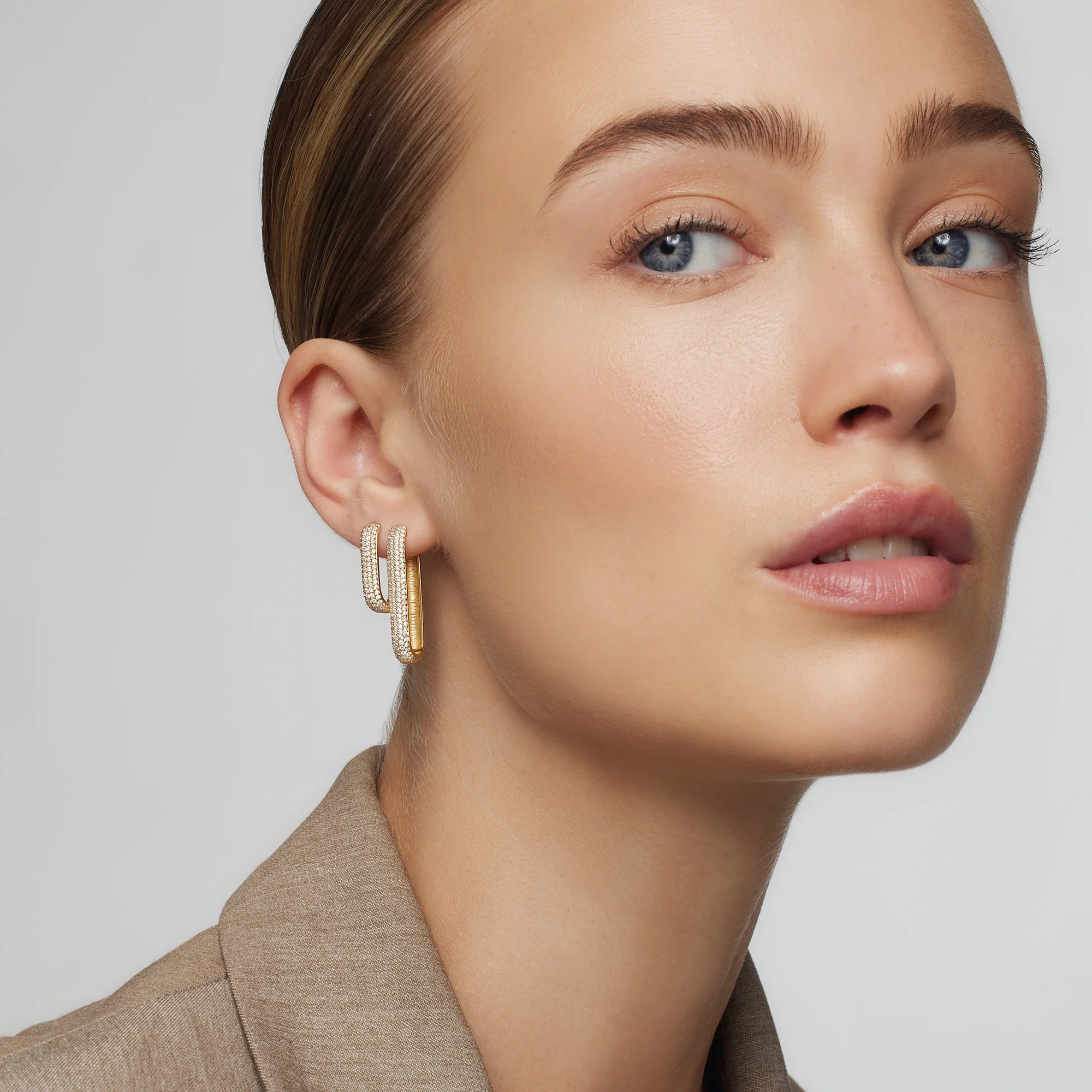 Icon Pave Earrings - Image 4