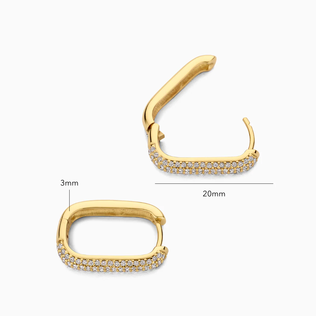 Icon Pave Earrings - Image 6