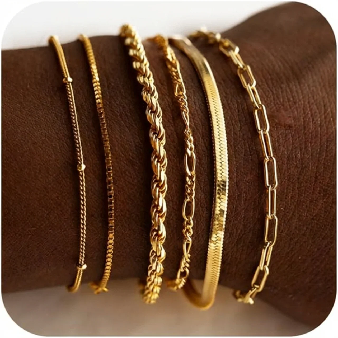 Isabella Vernetta bracelet set | Gold