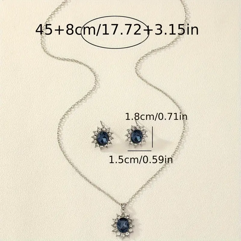Katyah Azuryn Jewelry Set | White Gold - Image 3