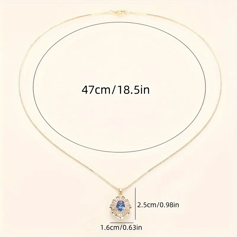 Kavella Noctazure Necklace | Gold - Image 4