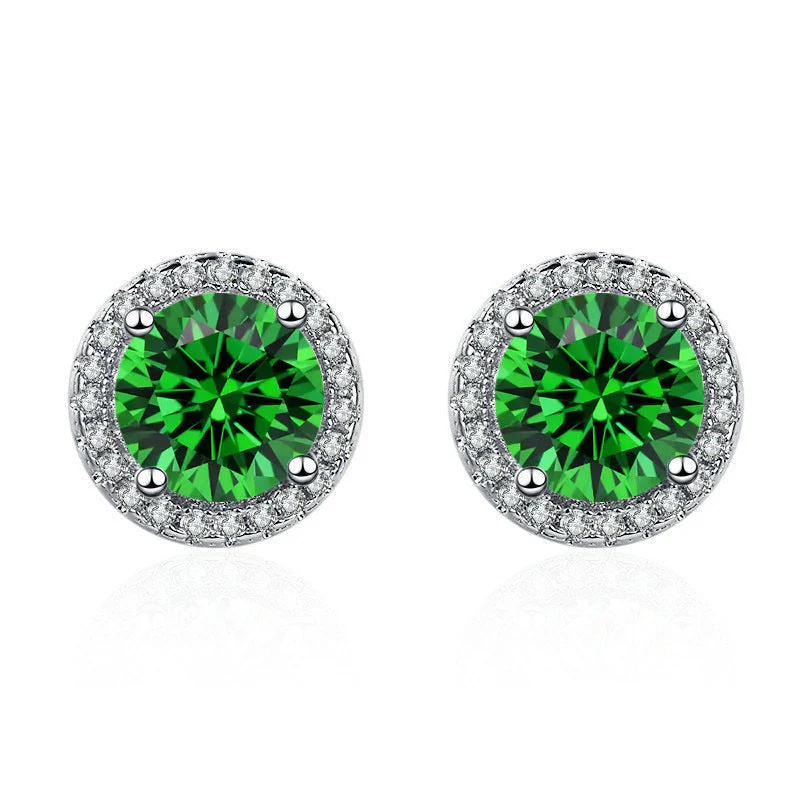 Lúcia Verdeal Earrings | White Gold - Image 2