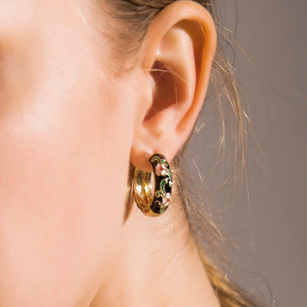 Luxe Flower Earrings - Image 2