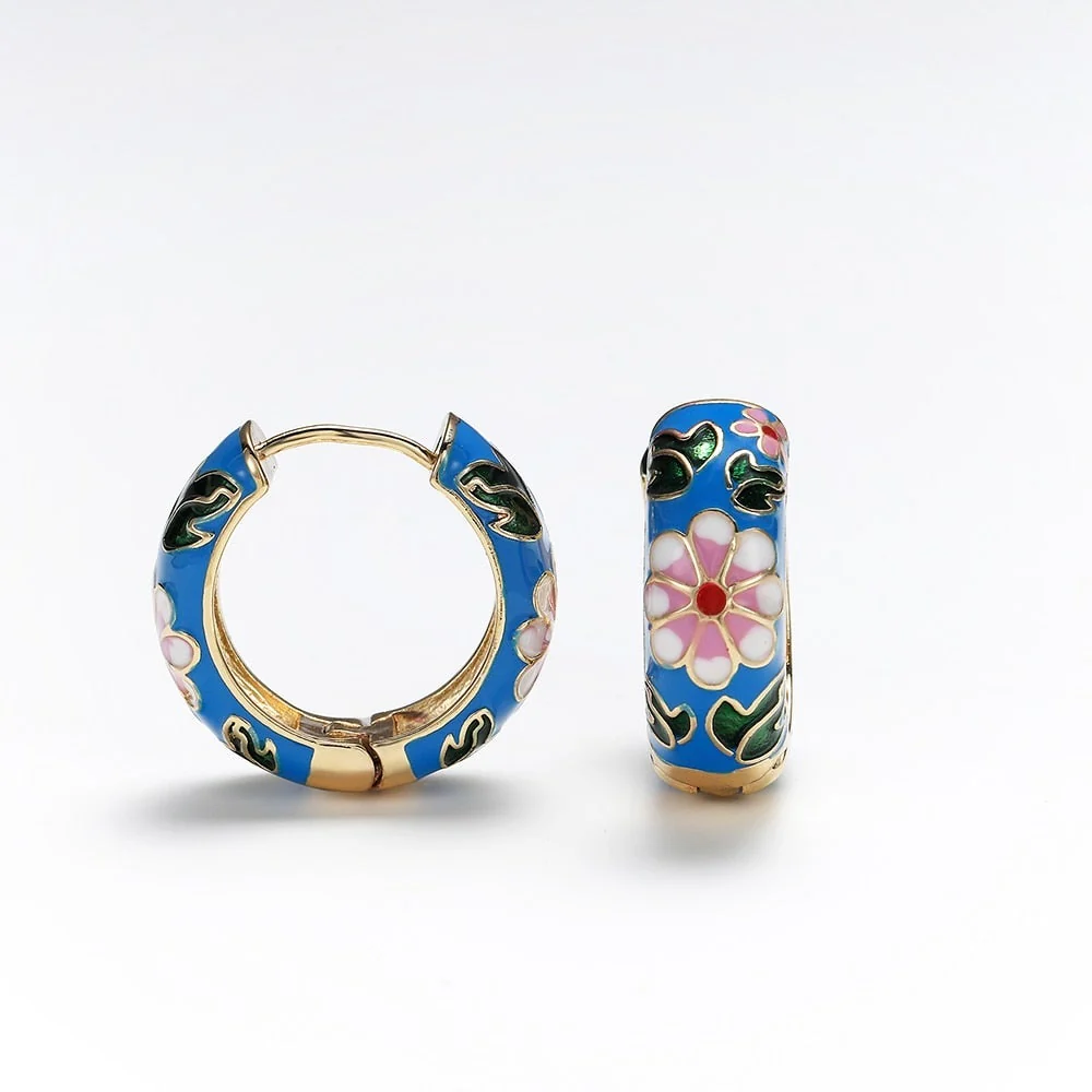 Luxe Flower Earrings - Image 3