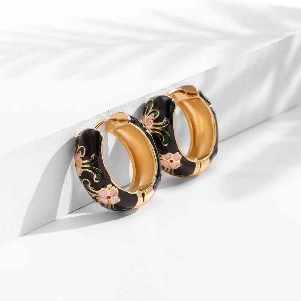 Luxe Flower Earrings - Image 7