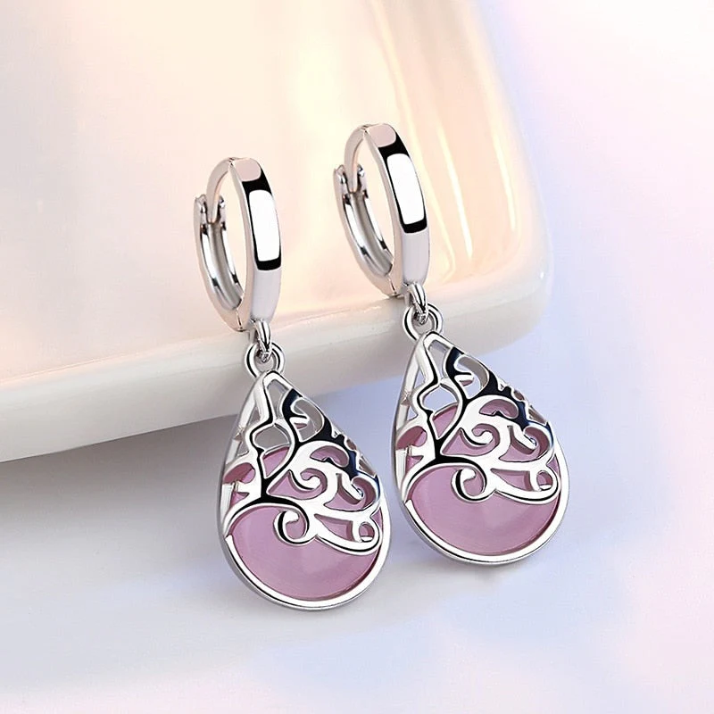Modified title: 925 Sterling Silver Tree of Life Earings