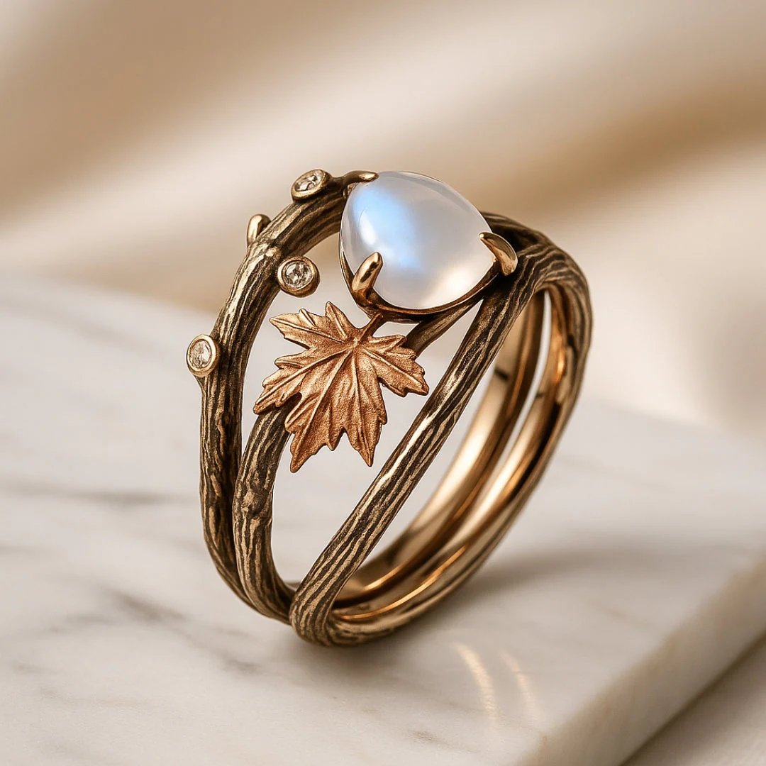 Moonstone Ring of Nature - Image 3