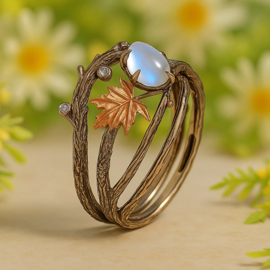 Moonstone Ring of Nature - Image 5
