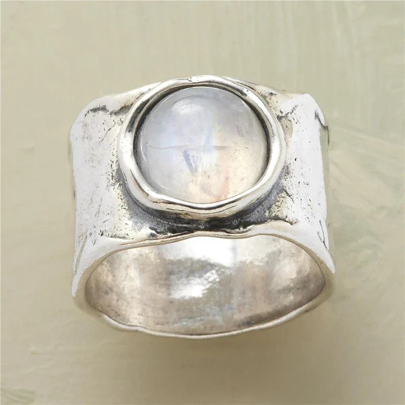 Moonstun Boho Ring