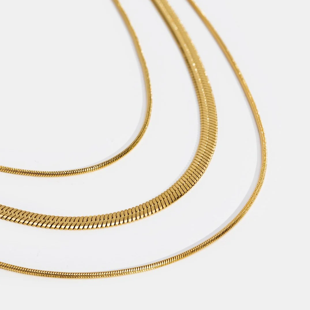 Muli-Layered Gold Necklace - Image 5