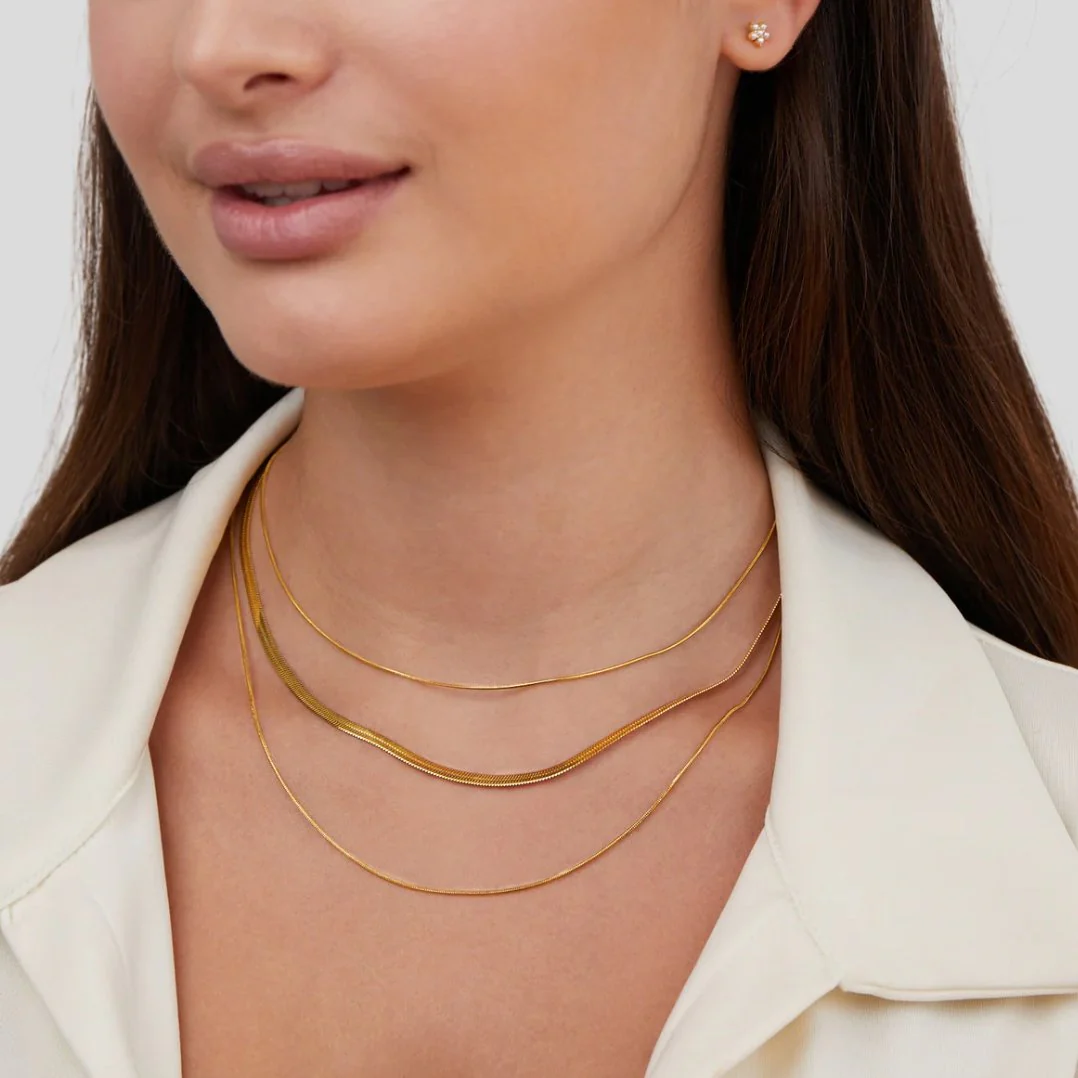 Multi-Layered Gold Necklace - Image 3