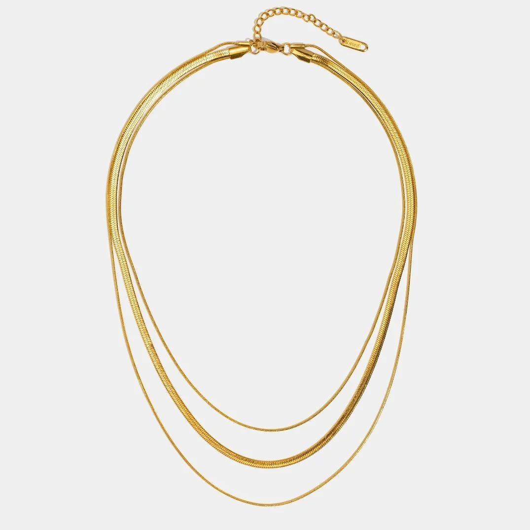 Multi-Layered Gold Necklace - Image 4
