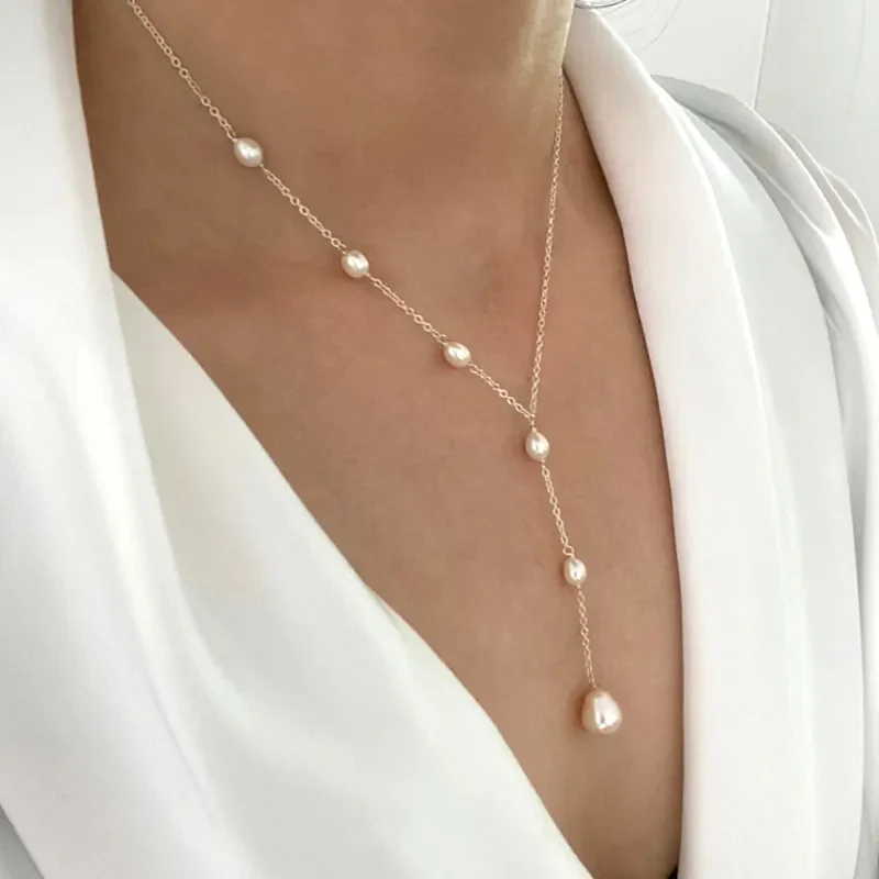 Necklace with Vintage Pendants and Pearls - Image 2