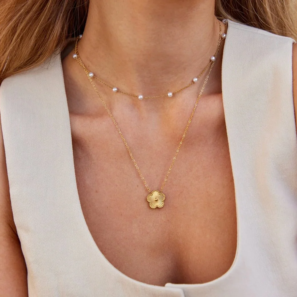 Nurae Necklace with Pearl - Image 2