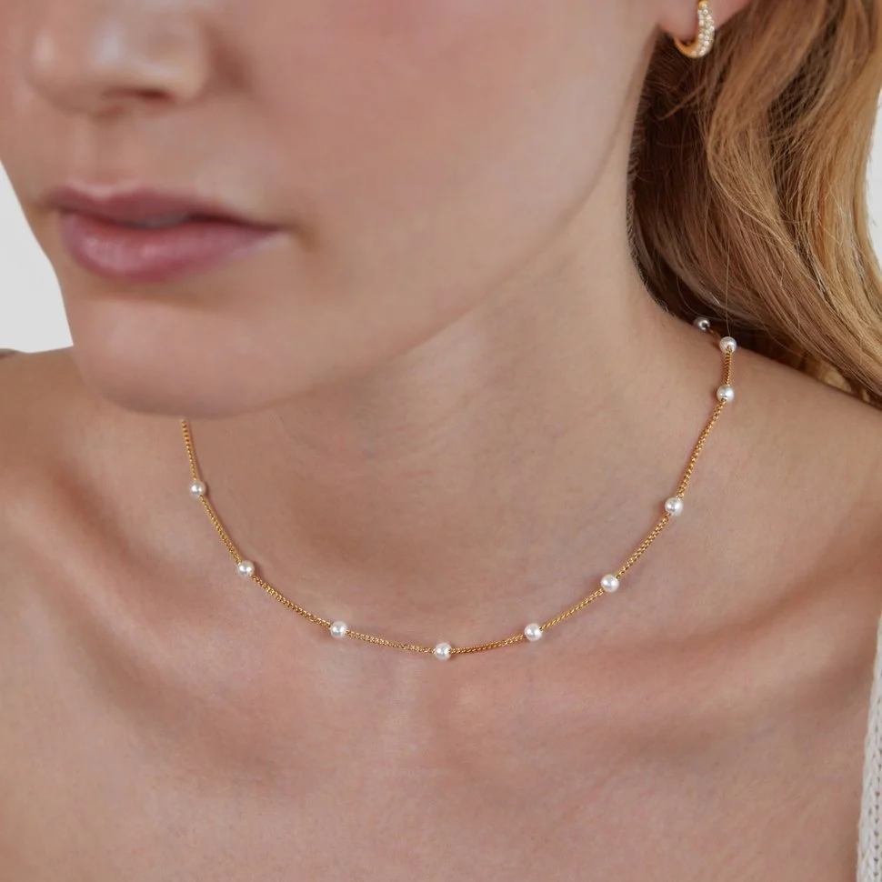 Nurae Necklace with Pearl - Image 3