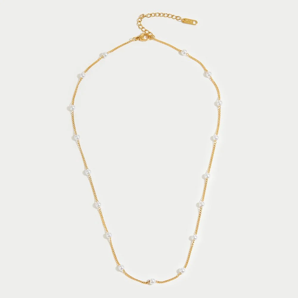 Nurae Necklace with Pearl - Image 4