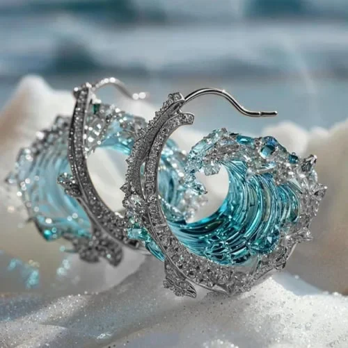 Oceans's Oath Earrings - Image 2