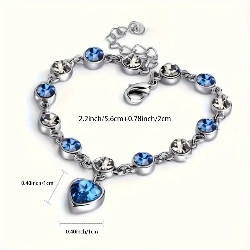 Ocen Heart Glow Bracelet | White Gold - Image 5