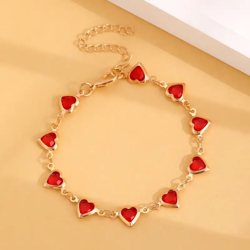 Ophalyra Garnetelle Bracelet | Gold - Image 3