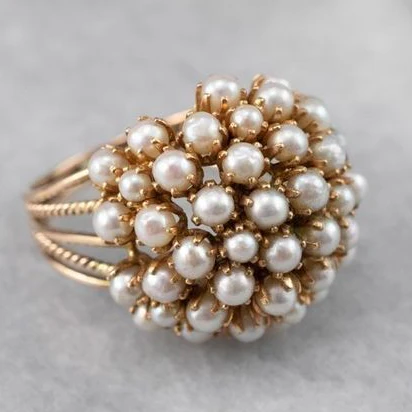 Pearl Inlaid Ring