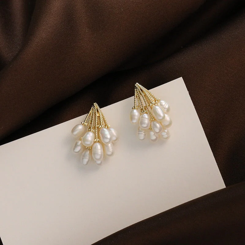 Pearl Rain Earrings - Image 2