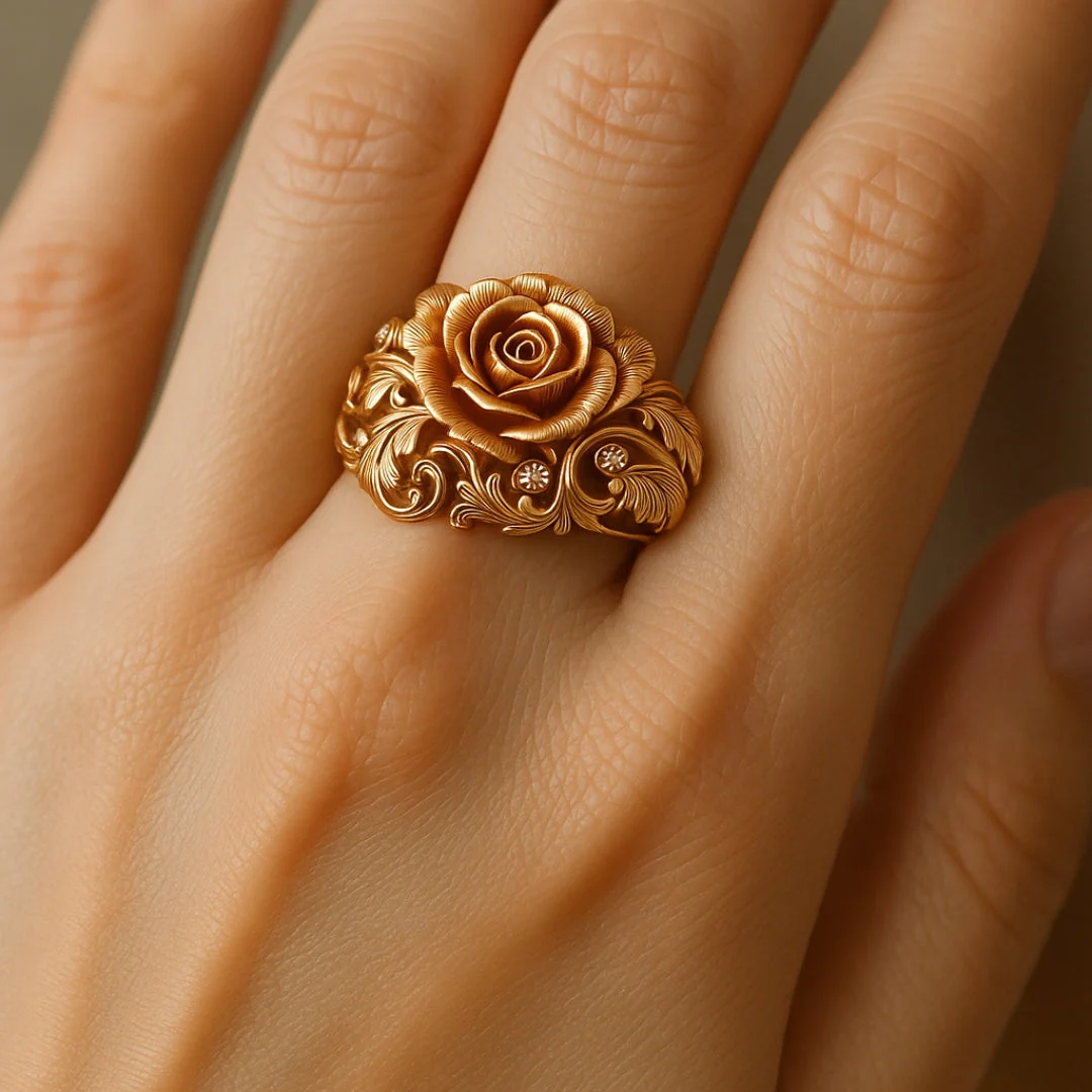 Radiant Floral Ring - Image 2