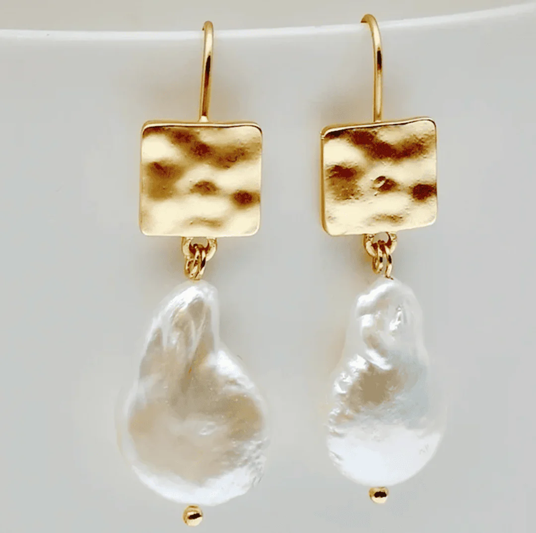 Retro Freshwater Pearl Earrings