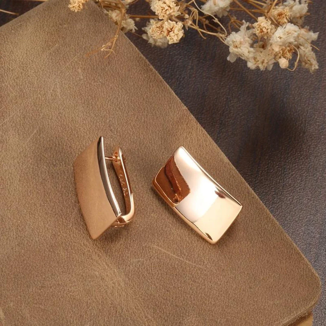 Roes Gold Earrings