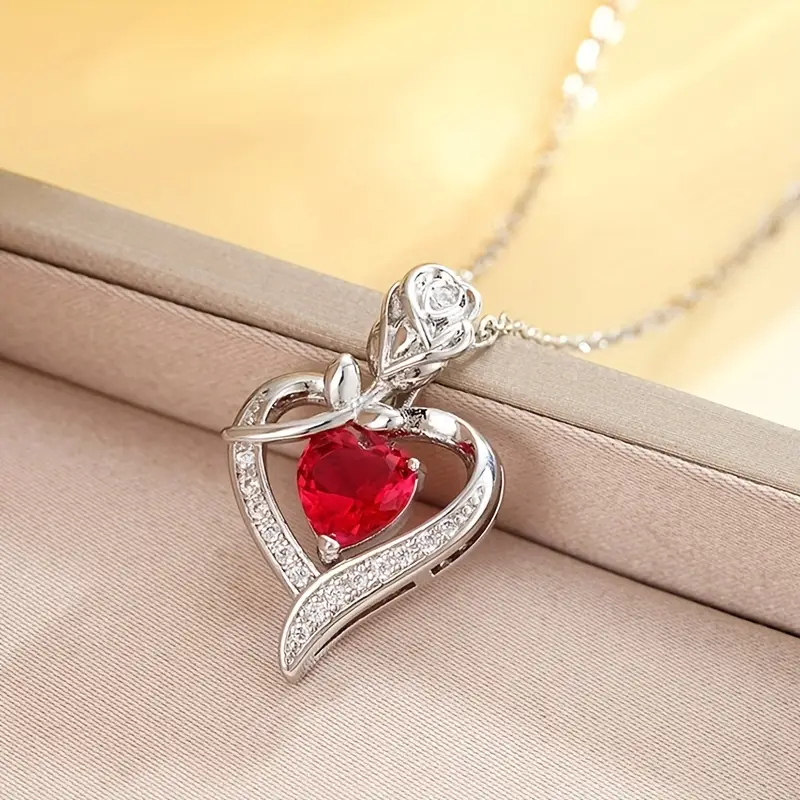 Rosira Emberveil Necklace | White Gold
