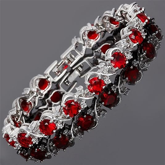 Rubi Vine Tennis Bracelet | White Gold - Image 2