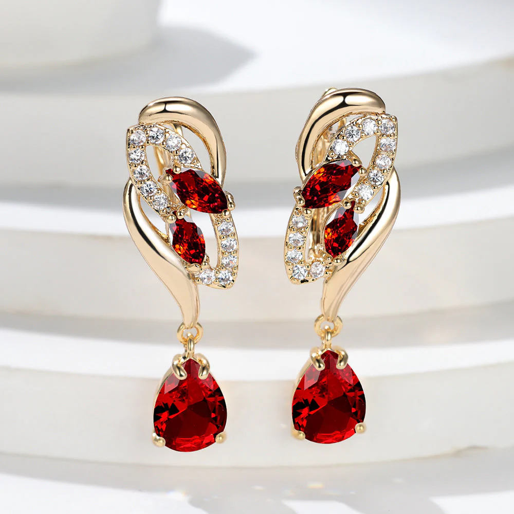 Saphira Cindorelle Earrings | Gold - Image 2