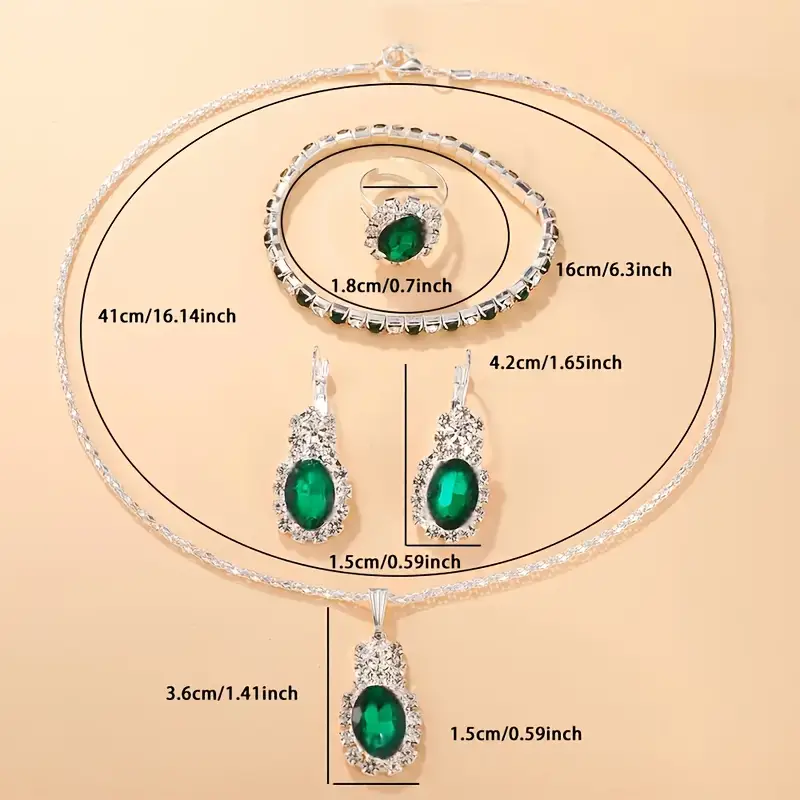 Seloriah Grevalyn Jewelry Set | White Gold - Image 5
