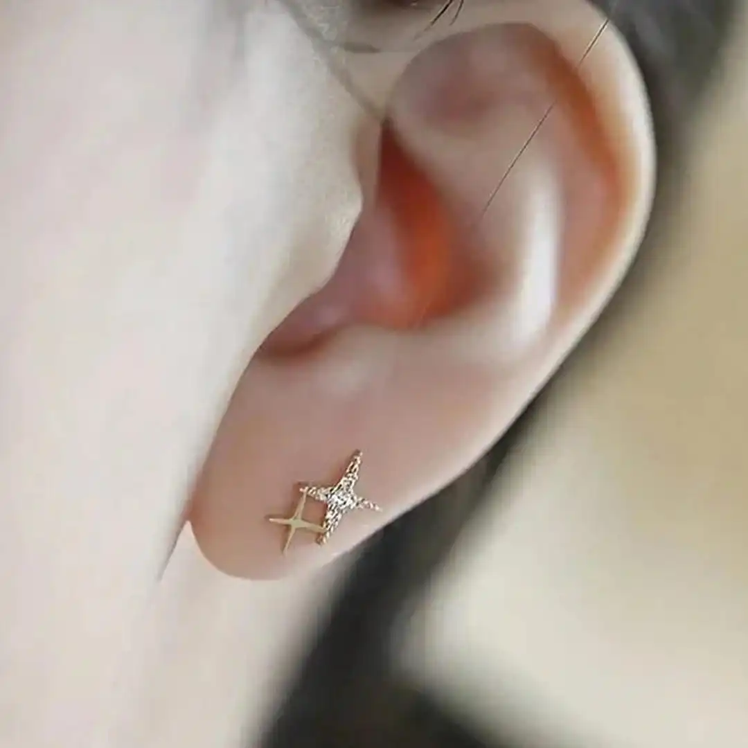 Shimmering Star Earrings - Image 3