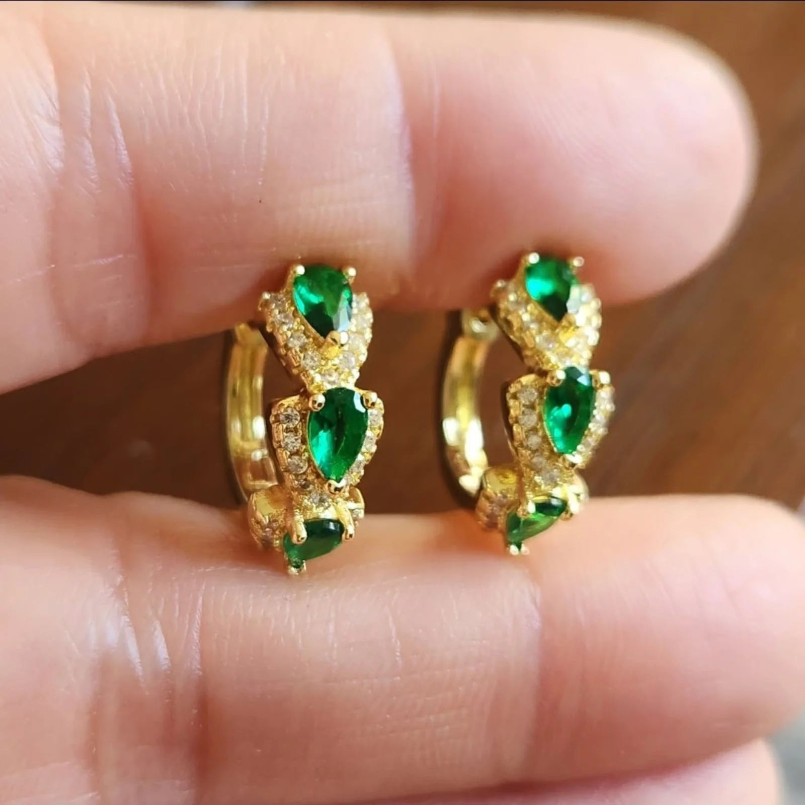 Sylvarra Jadelisse Earrings | Gold - Image 3