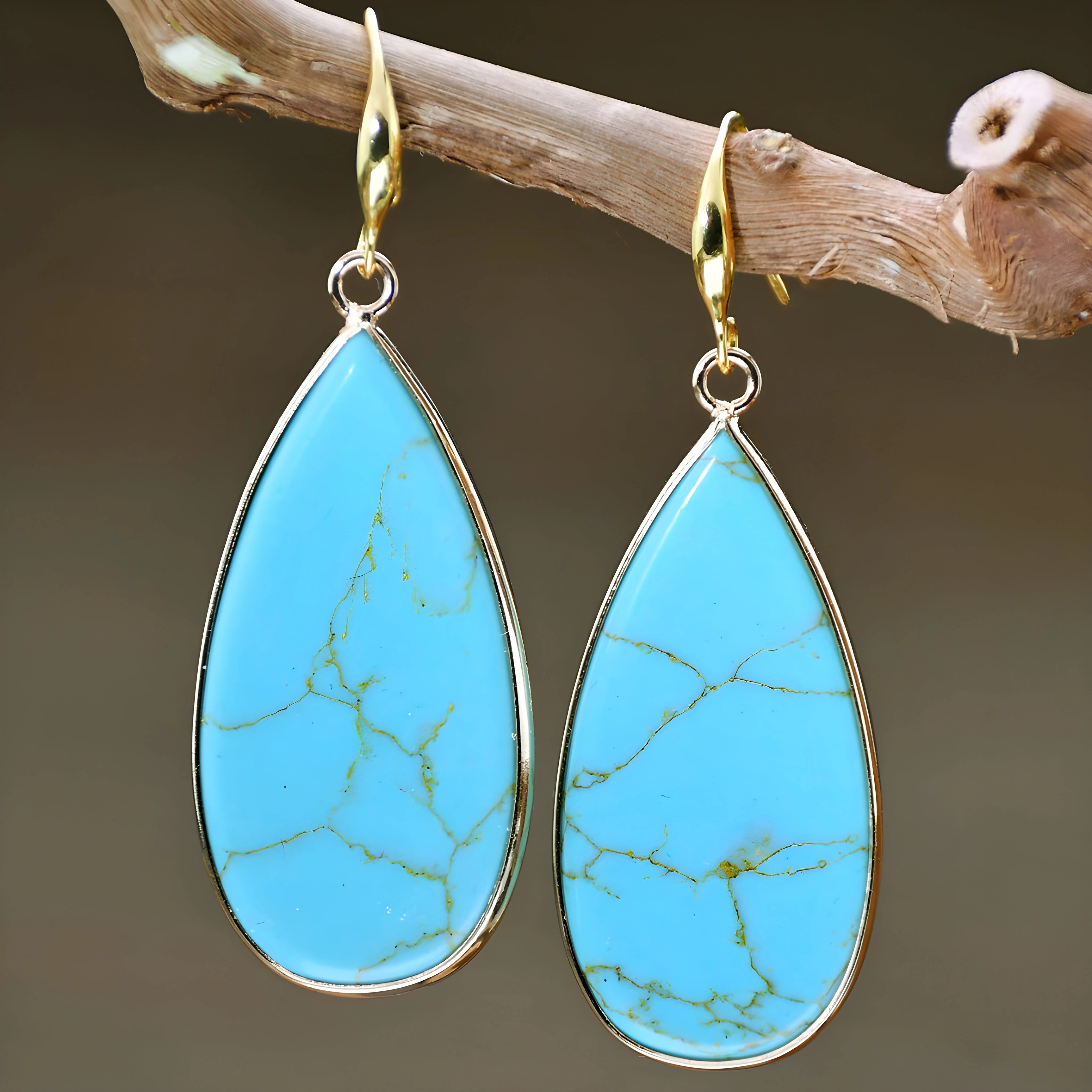 Turquoise Earrings Infinite Connection