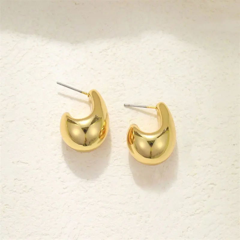 Chunky Drop Earrings - Image 2