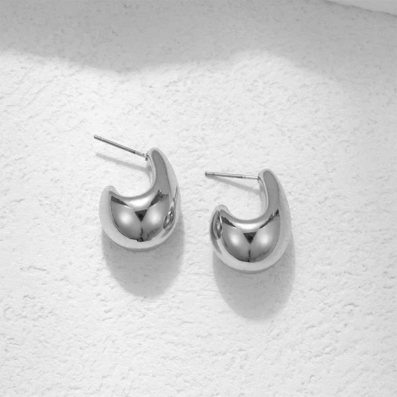 Chunky Drop Earrings - Image 3